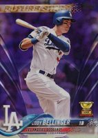 2018 Topps #42 Cody Bellinger Future Stars-Purple Baseball Card