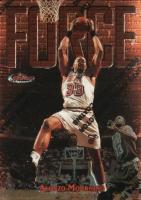 1997 Finest #69 Alonzo Mourning w/Coating Basketball Card