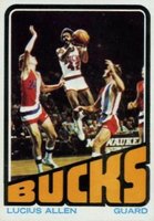 1972 Topps #145 Lucius Allen Basketball Card