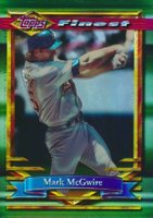 1994 Finest #78 Mark McGwire Refractor Baseball Card