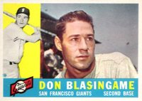 1960 Topps #397 Don Blasingame Baseball Card