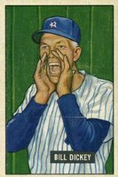 1951 Bowman #290 Bill Dickey Baseball Card