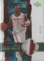 2003 Upper Deck Exquisite Collection #11-P Steve Francis Patch Basketball Card