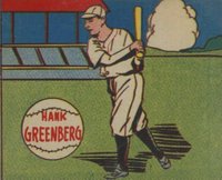 1943 M.P. & Co. # Hank Greenberg Baseball Card