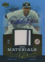 2006 Upper Deck Epic Materials #EMDJ1 Derek Jeter Autograph Baseball Card