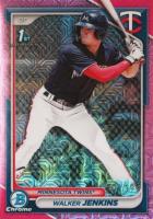 2024 Bowman Mega Box Chrome Prospects #43 Walker Jenkins Pink Refractor Baseball Card