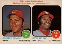 1973 O-Pee-Chee #62 Home Run Leaders Baseball Card