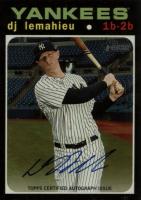 2020 Topps Heritage Real One Autograph #DL DJ LeMahieu Baseball Card