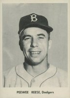 1955 Brooklyn Dodgers Picture Pack # Pee Wee Reese Portrait Baseball Card
