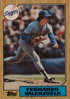 1987 Topps Tiffany #410 Fernando Valenzuela Baseball Card