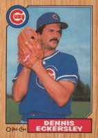 1987 O-Pee-Chee #381 Dennis Eckersley Baseball Card