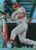 2020 Topps #1 Mike Trout Rainbow Foil Baseball Card