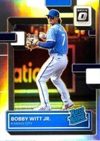 2022 Panini Donruss Optic #98 Bobby Witt Jr. Holo Baseball Card