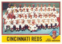 1976 Topps #104 Cincinnati Reds Team Baseball Card