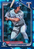 2024 Bowman Sapphire Edition Chrome Prospects #BCP64 Wyatt Langford Baseball Card