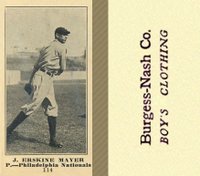 1916 Burgess-Nash Co. #114 J. Erskine Mayer Baseball Card