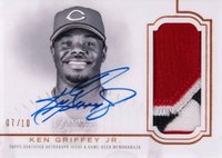 2020 Topps Dynasty Autographed Patch #KG6 Ken Griffey Jr. Baseball Card