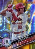 2022 Bowman's Best Top Prospects #TP9 Joshua Baez Gold Lava Refractor Baseball Card