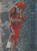 1996 Metal #201 Allen Iverson Precious Metal Basketball Card