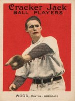 1915 Cracker Jack #22 Smoky Joe Wood Baseball Card
