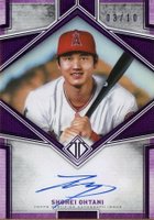 2019 Topps Transcendent Framed Transcendent Autographs #SO Shohei Ohtani Purple Baseball Card