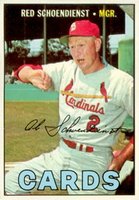 1967 Topps #512 Red Schoendienst Baseball Card