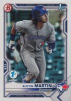 2021 Bowman 1st Edition #BFE87 Austin Martin Baseball Card