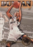 1997 Press Pass #45 Tim Duncan Basketball Card