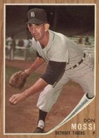 1962 Topps #105 Don Mossi Baseball Card