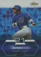 2003 Finest  #1 Sammy Sosa Refractor Baseball Card