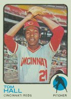 1973 Topps #8 Tom Hall Baseball Card