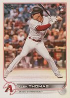 2022 Topps Update #US212 Alek Thomas Rainbow Foil Baseball Card