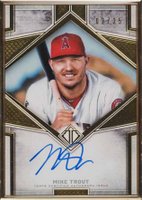 2019 Topps Transcendent Framed Transcendent Autographs #MT Mike Trout Baseball Card