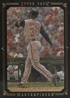 2008 Upper Deck Masterpieces #99 Ken Griffey Jr. Framed Black Baseball Card