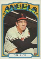 1972 Topps #718 Del Rice Baseball Card