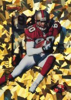 1998 Bowman's Best #20 Jerry Rice Atomic Refractor Football Card