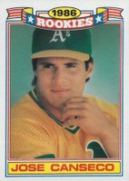 1987 Topps Glossy Rookies #3 Jose Canseco Baseball Card