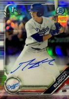 2019 Bowman Draft Chrome Draft Picks Autograph #CDAMB Michael Busch Refractor Baseball Card