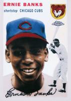 2014 Topps Chrome All-Time Rookies Reprints #94 Ernie Banks Baseball Card