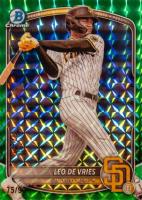 2025 Bowman Chrome Prospects #BCP59 Leo de Vries Green Geometric Baseball Card