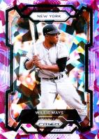 2024 Panini Prizm #10 Willie Mays Pink Ice Baseball Card