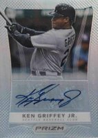 2012 Panini Prizm Autograph #JR Ken Griffey Jr. Prizm Baseball Card