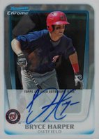 2011 Bowman Chrome Prospects #BCP111 Bryce Harper Refractor-Autograph Baseball Card