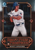 2023 Bowman Draft Draft Picks & Prospects #DPP3 Wyatt Langford Baseball Card