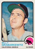 1973 Topps #301 Billy Grabarkewitz Baseball Card