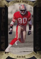 1995 SP All Pro #AP-6 Jerry Rice Gold Football Card