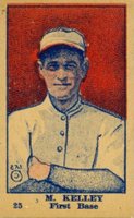1921 Strip Card #25 George Kelley Correct spell G. Kelley Baseball Card