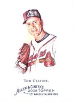 2008 Topps Allen & Ginter #315 Tom Glavine Baseball Card