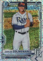 2021 Bowman Chrome Prospects #BCP238 Carlos Colmenarez Speckle Refractor Baseball Card