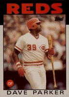 1986 Topps #595 Dave Parker Baseball Card